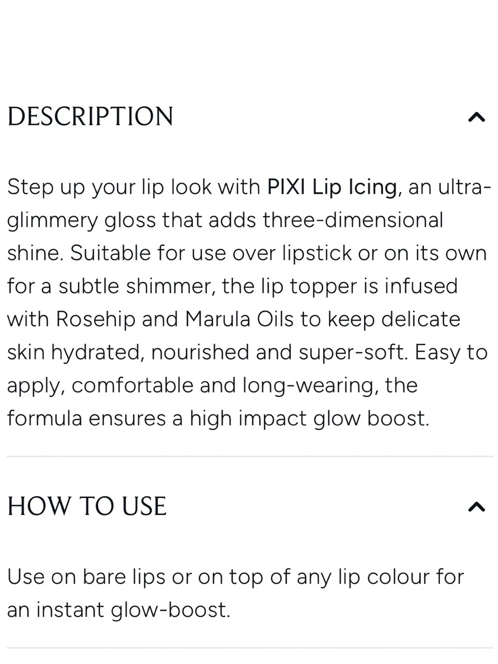 Pixi by Petra Lip Icing Lip Glow